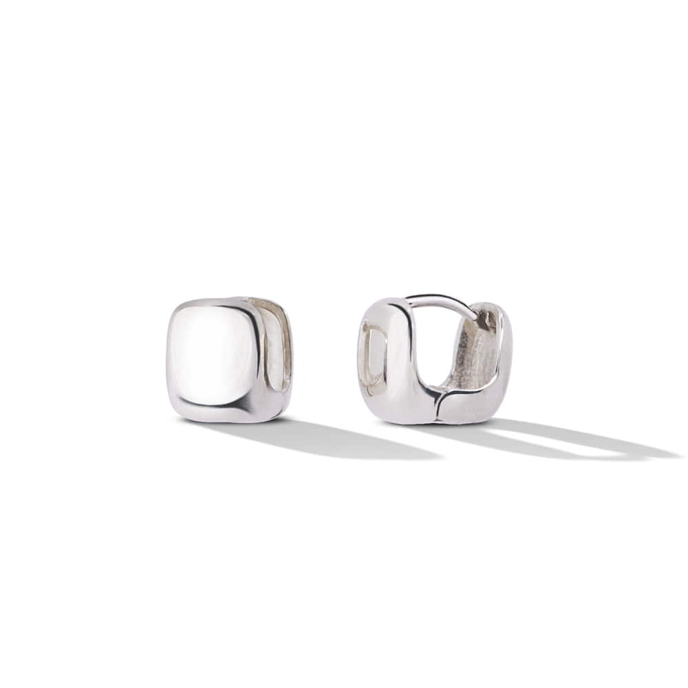 Silver925 Square Earrings PS117E