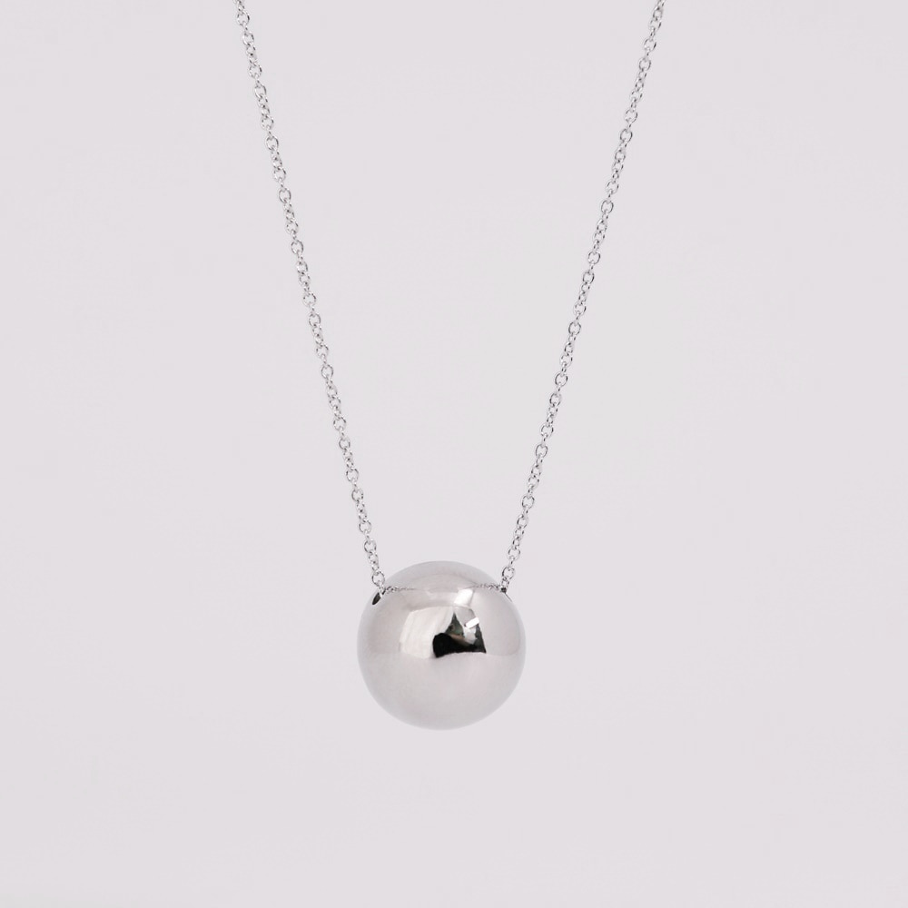 Chunky Half Ball Necklace PB062N