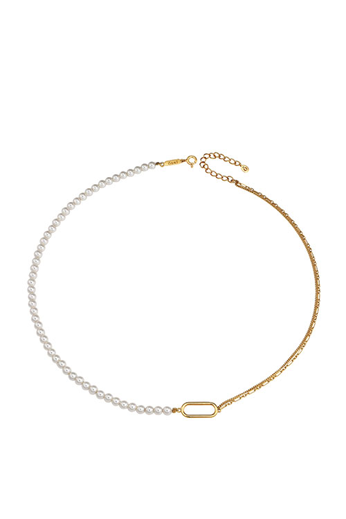 Silver925 Pearl Mix Necklace PS074N