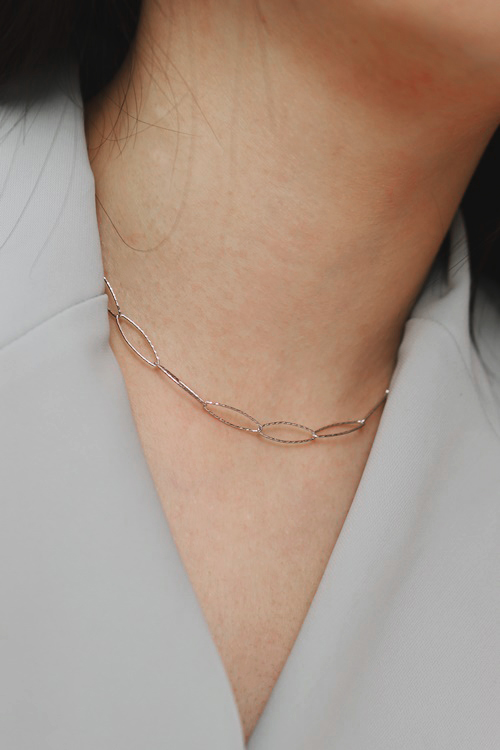 Silver925 Italy Chain Necklace PS004N