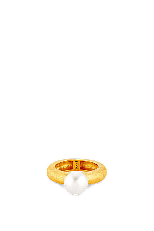 [Custom] Silver925 Fresh Water Pearl Dome Ring PS022-2R