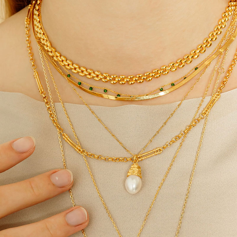 Silver925 Rapid Chain Necklace ES025N