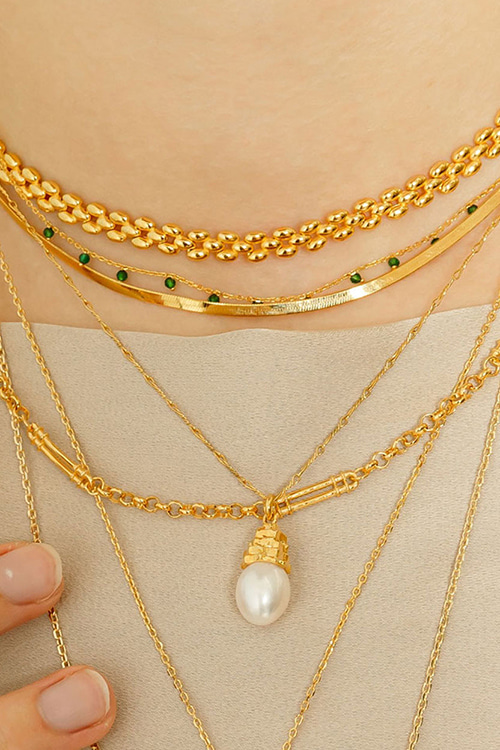 Silver925 Rapid Chain Necklace ES025N