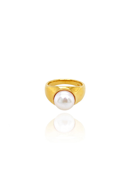 [Celeb Pick] Silver925 Cliff Pearl Ring OZ-SV0063R