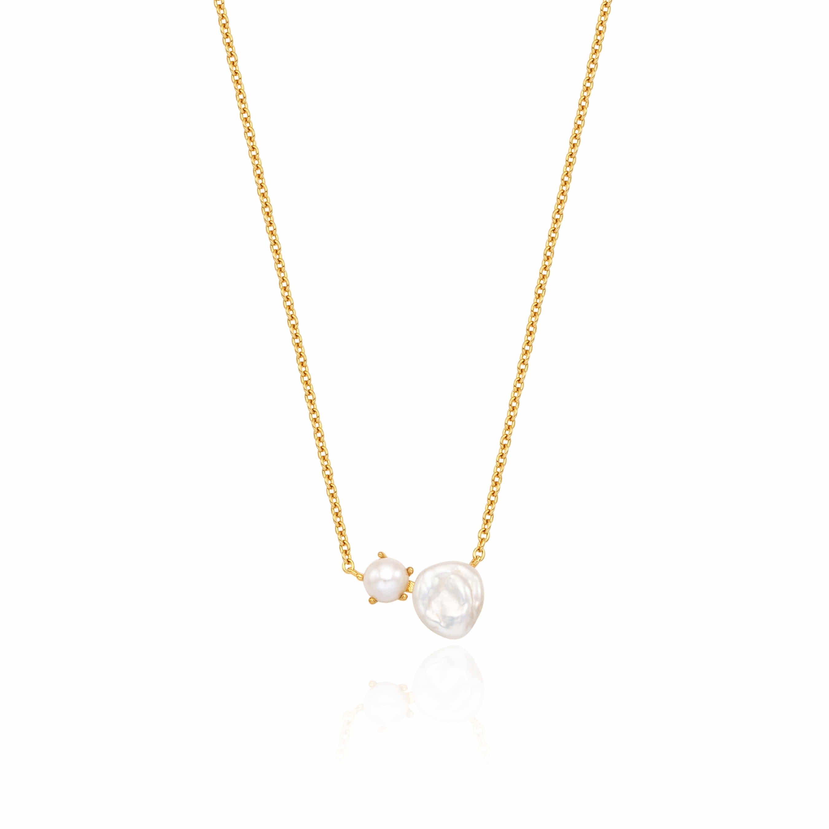 Silver925 Dew Drop Fresh Water Pearl Necklace PS154N