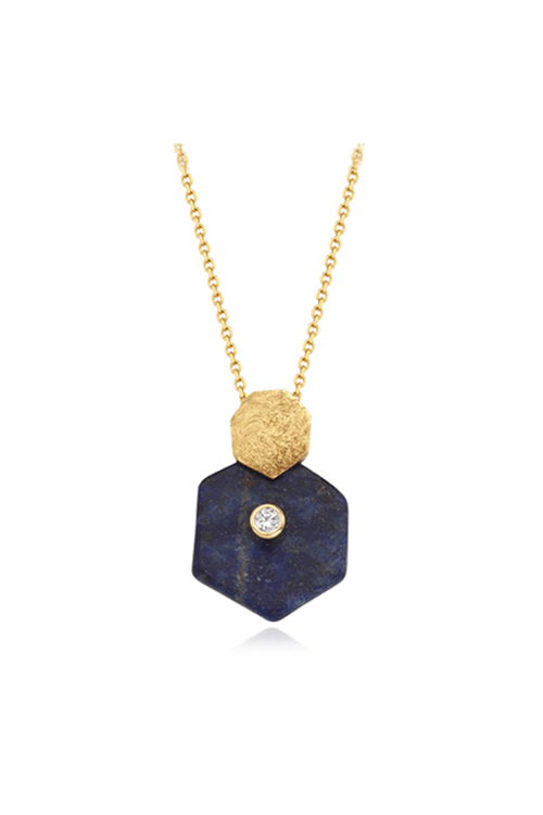 Silver925 Hexagon I Necklace PS087N