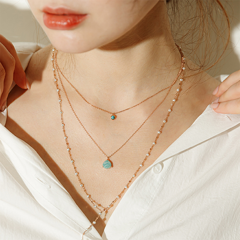 Silver925 Ozel Birthstone Collection Necklace ES094N
