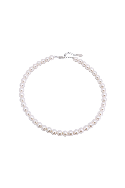 Silver925 SW Pearl Necklace 8mm PS083N