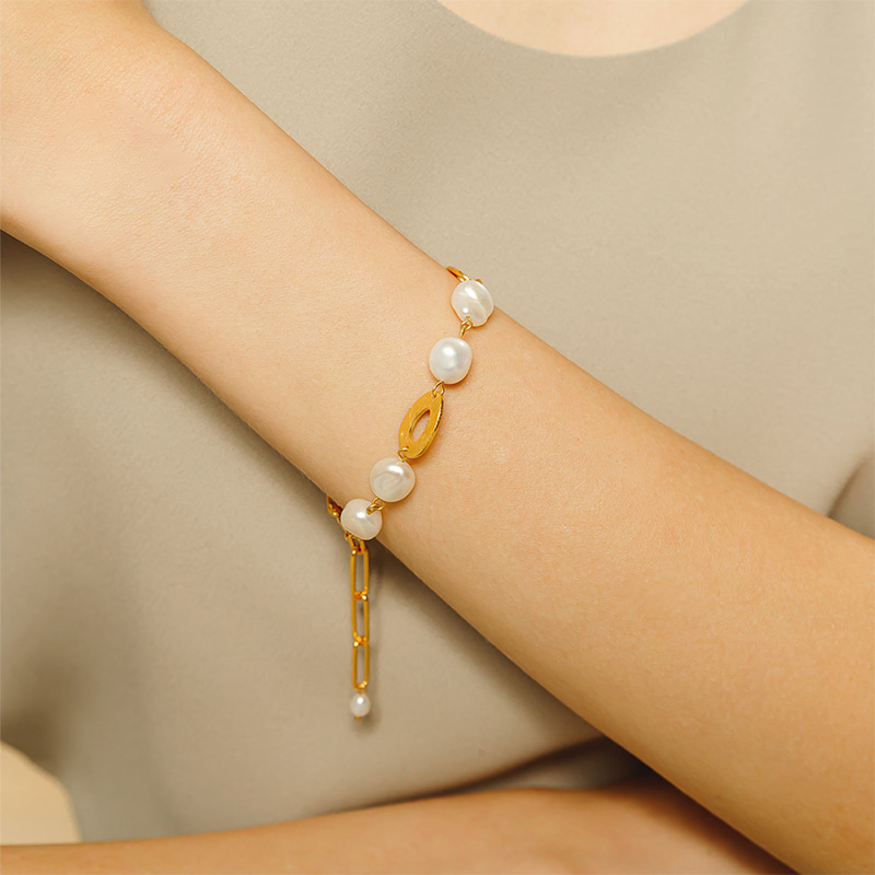 Silver925 Glaze Pearl Bracelet OZ-SV0092BR