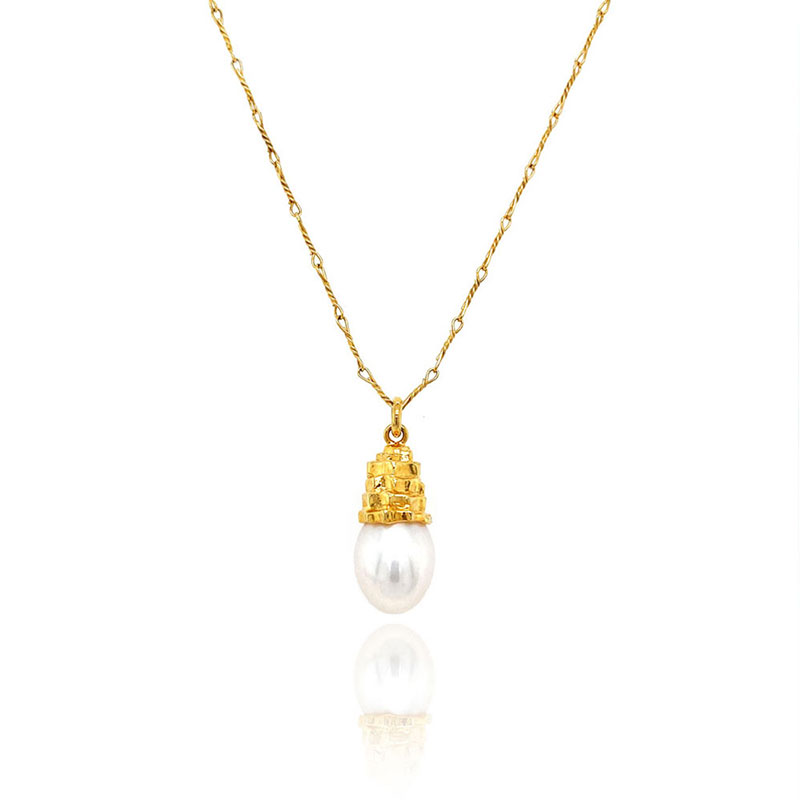 Silver925 Cliff Pearl Necklace PS009N