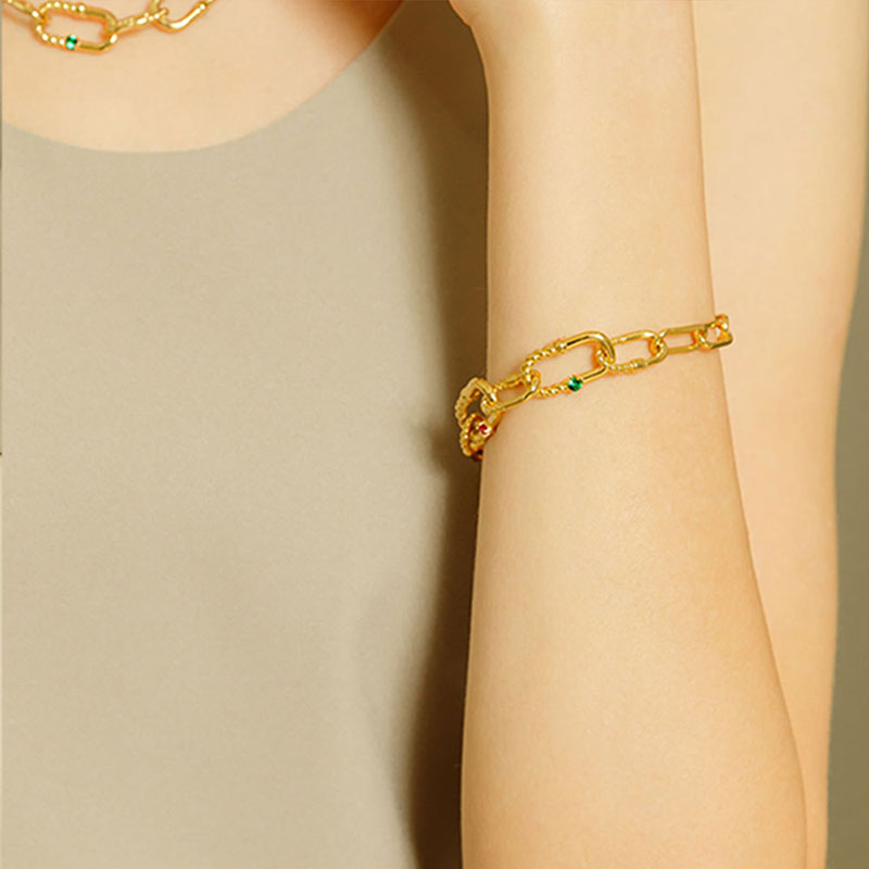 Silver925 Ellipse Bracelet PS019B
