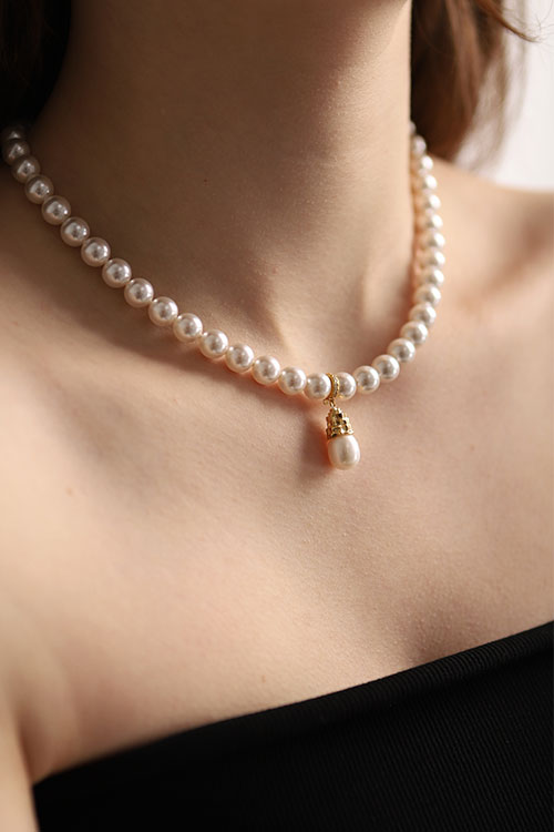 Silver925 Tear Drop Fresh Water Pearl Pendant PS009P