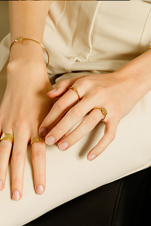 [Celeb Pick] Cylinder Ring PB017R