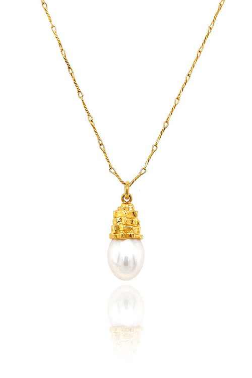 Silver925 Cliff Pearl Necklace PS009N