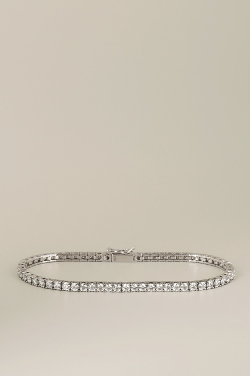 [Custom] Silver925 Moissanite Tennis Bracelet PS099B