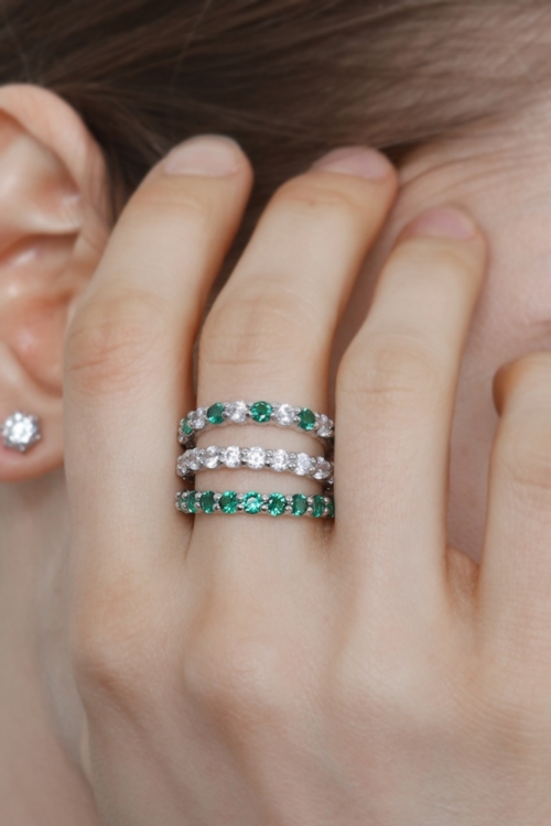 Silver925 Starlight CZ Ring ES131R