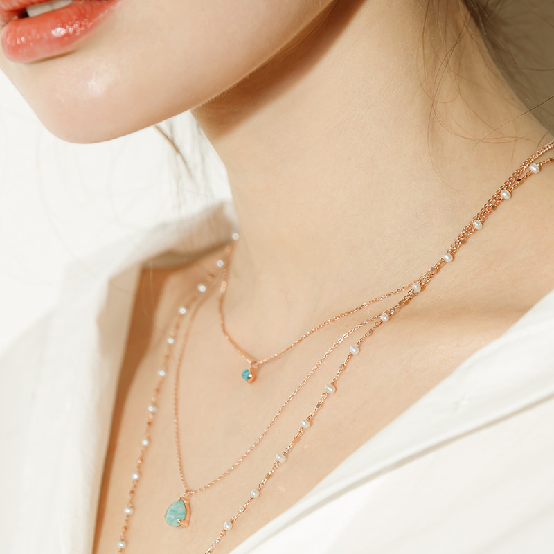 Silver925 Ozel Birthstone Collection Necklace ES094N
