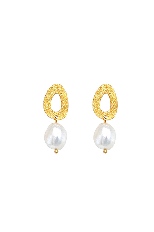 Silver925 Glaze Pearl Earrings OZ-SV0092E