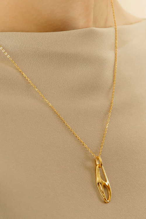 [Celeb Pick] Silver925 Munch Necklace PS086-1N