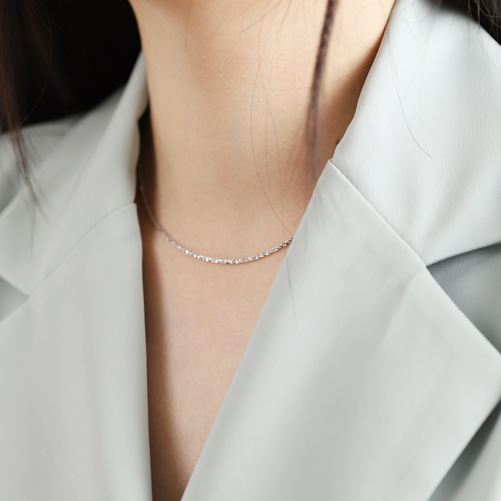 Silver925 Italy Chain Necklace PS005N