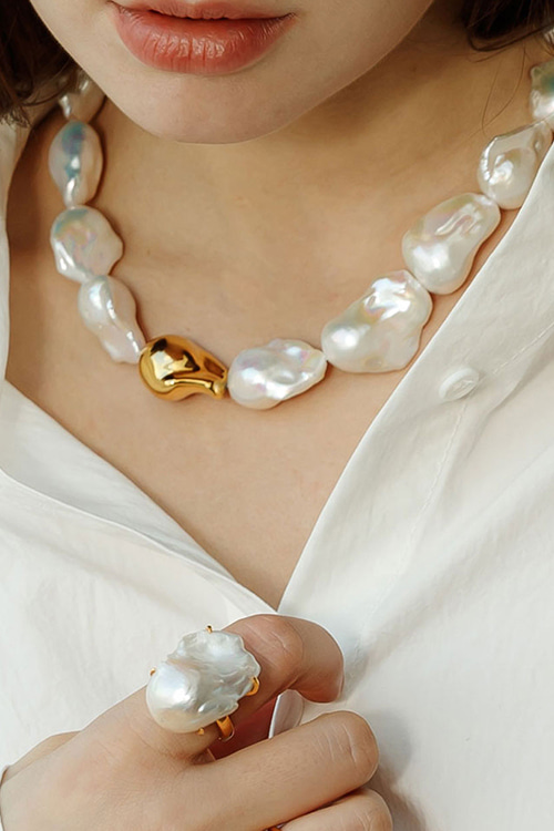 Silver925 Baroque Nube II Necklace PS023-1N
