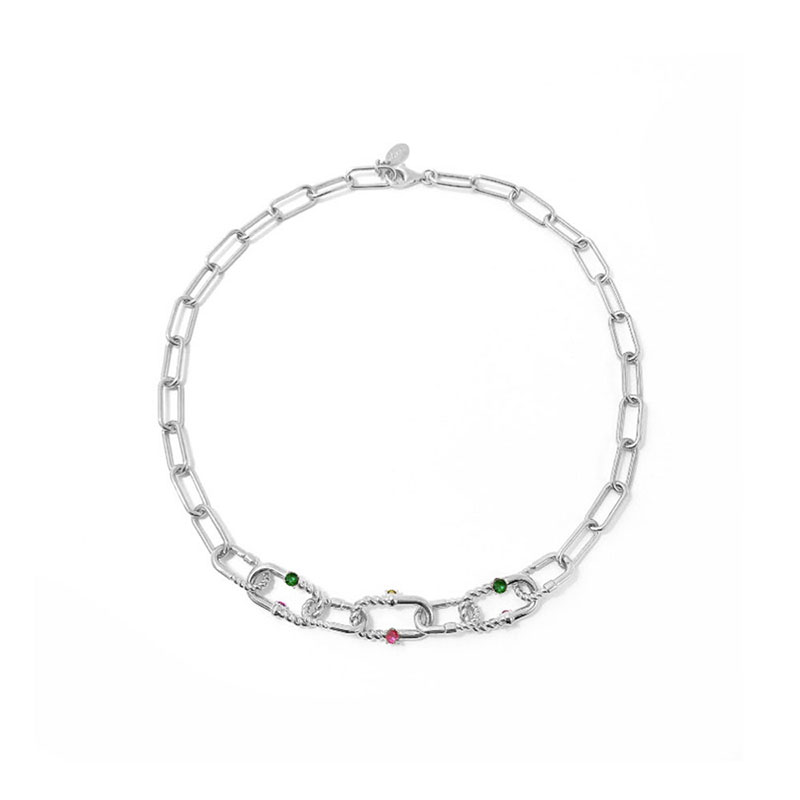[Celeb Pick] Silver925 Ellipse Necklace PS019N