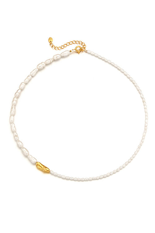 Silver925 Kiesel Fresh Water Pearl Necklace PS010N