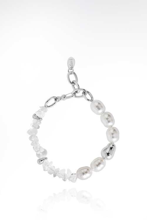 Natural Quartz Beads Bracelet PB143B