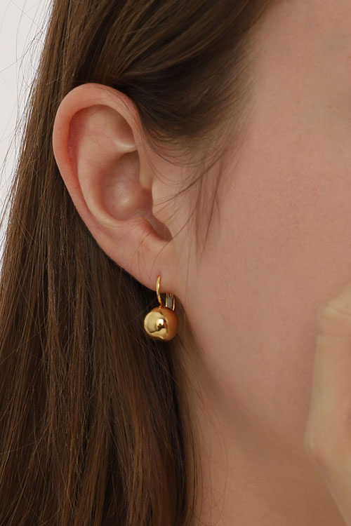 Silver925 Ball Earrings PS071E