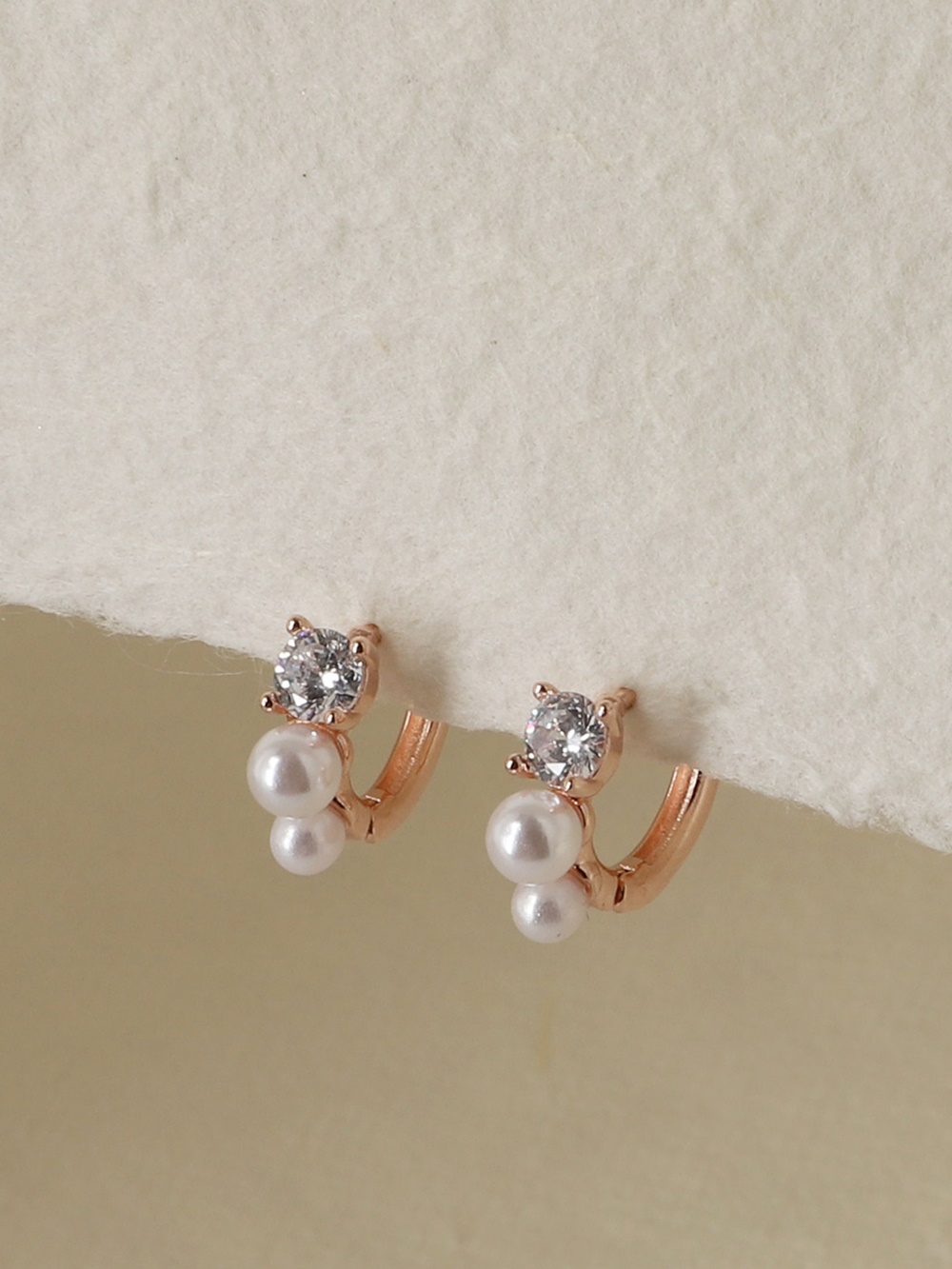 Silver925 Pearl & Prong Earrings ES089E