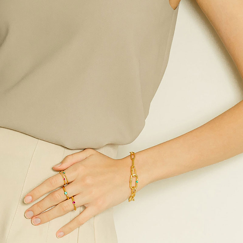 Silver925 Ellipse Bracelet PS019B