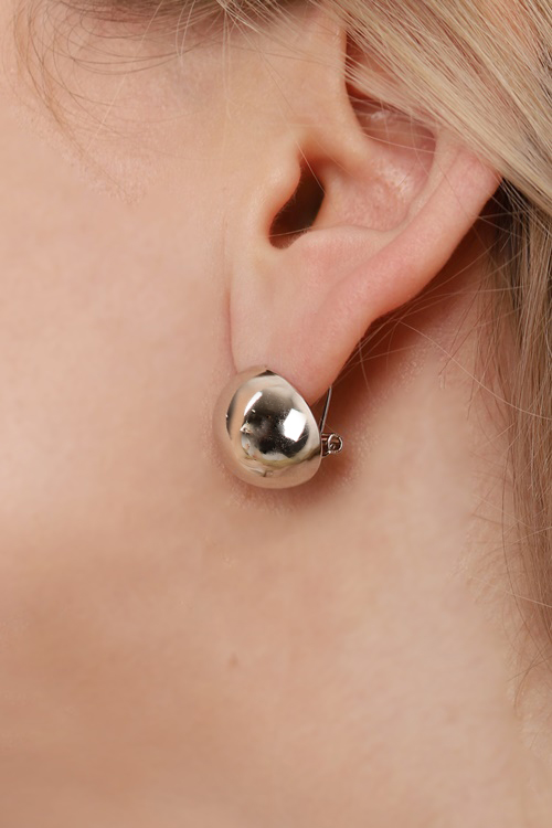 Chunky Half Ball Earrings PB062E