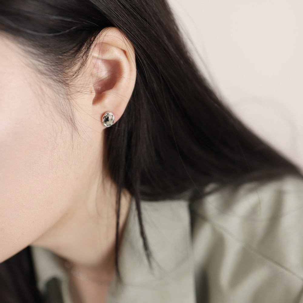 Silver925 Dalmatian Earrings PS015E