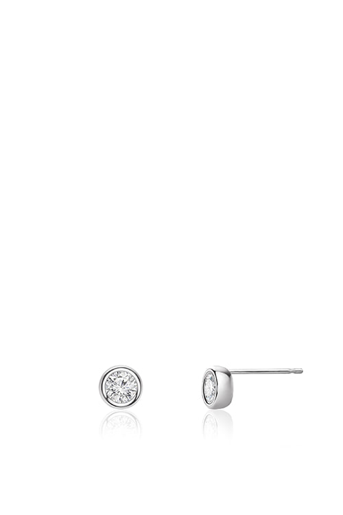 Silver925 Moissanite 0.3ct Earrings PS105E