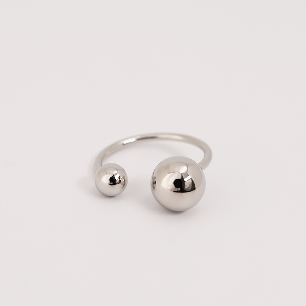 Unbalanced Two Balls Open Ring PB063R