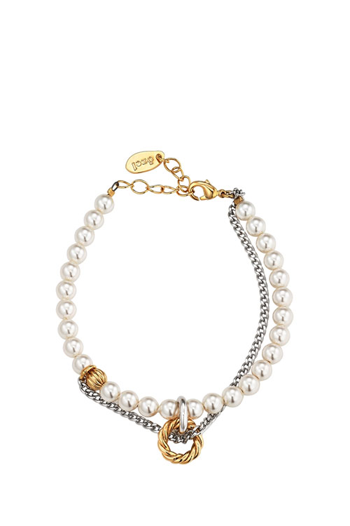 SW Pearl Mix Chain Combi Bracelet PB060B