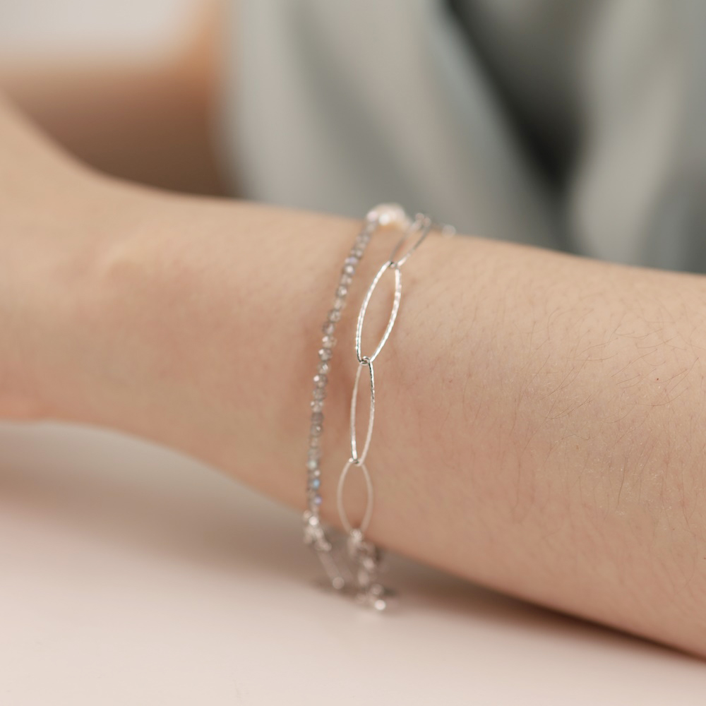 Silver925 Italy Chain Bracelet PS004B