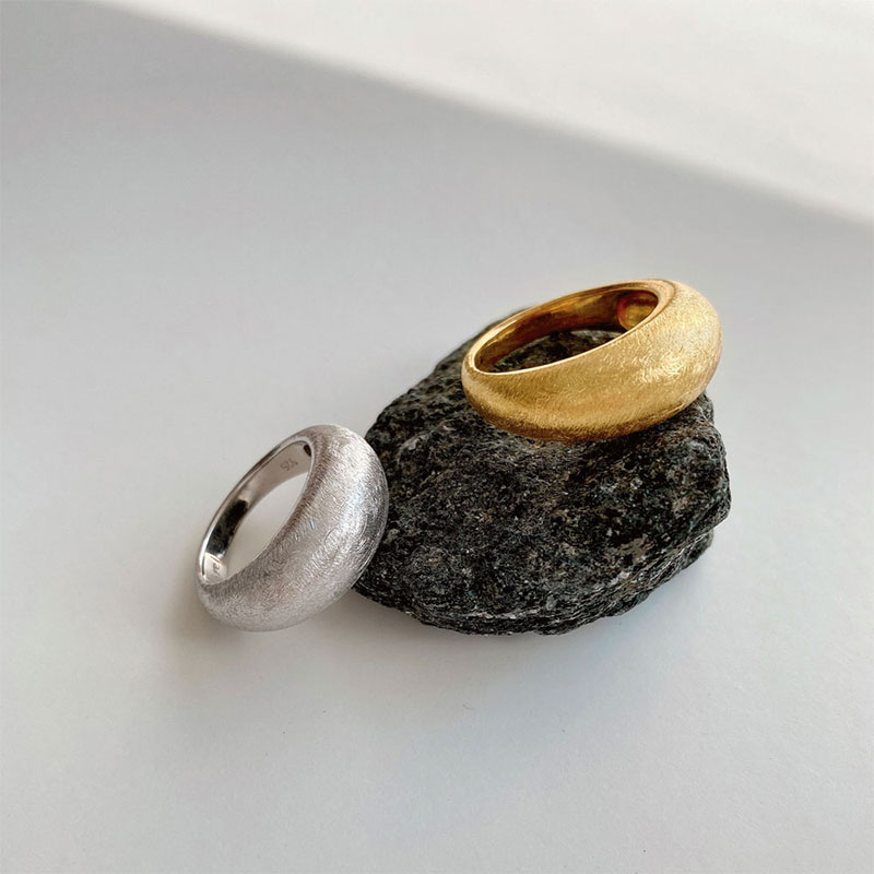 [Custom] Silver925 Sunshine Bold Ring PS021-L-R