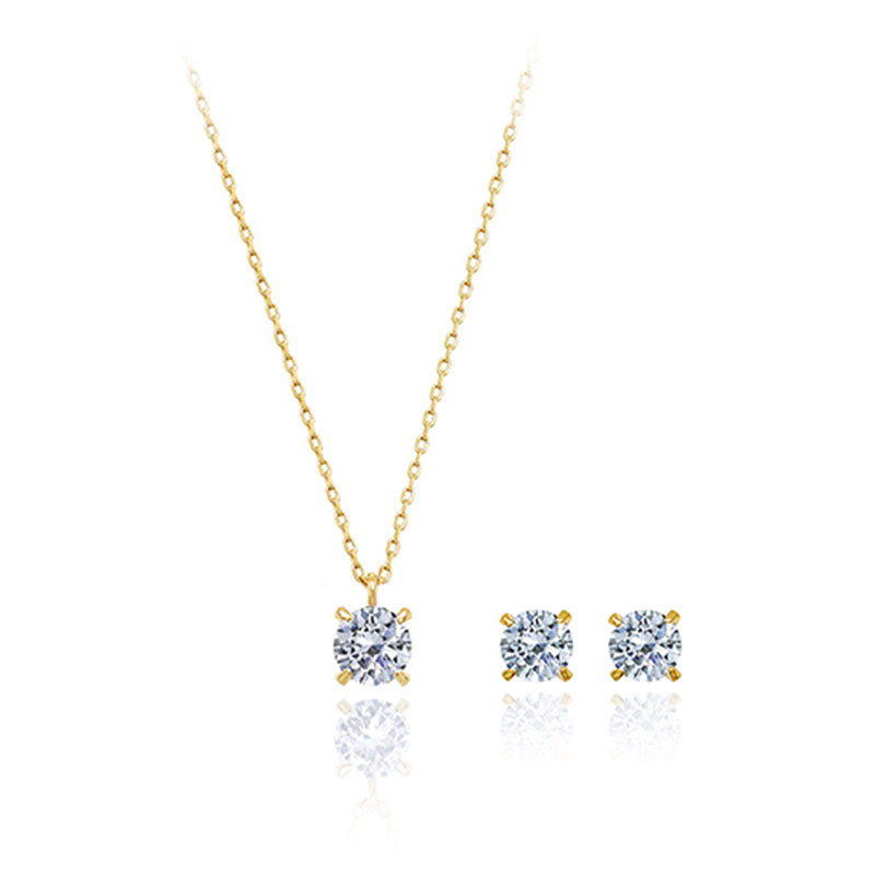 [Celeb Pick] Silver925 Ozel Prong 0.8ct Set PS038E,PS038N_6mm