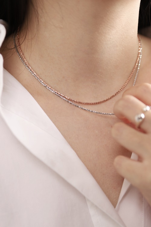 Silver925 Italy Chain Necklace PS005N