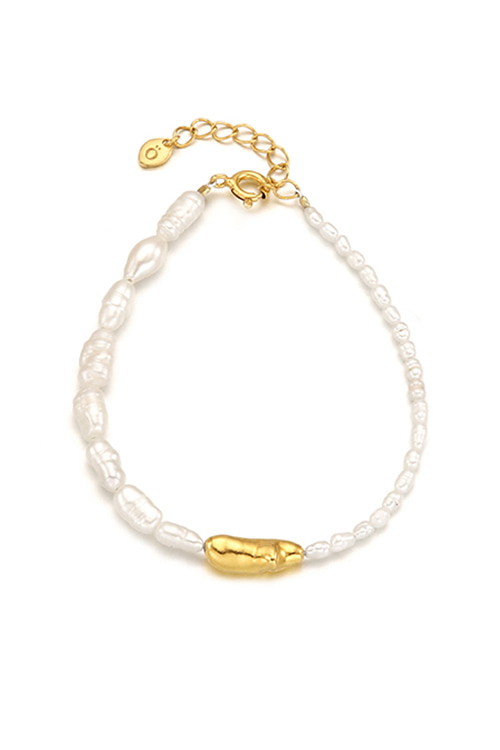 [Celeb Pick] Silver925 Kiesel Fresh Water Pearl Bracelet PS010B