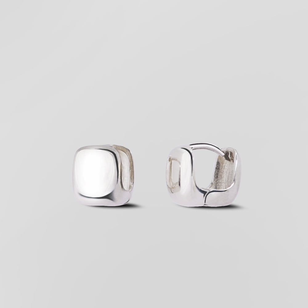 Silver925 Square Earrings PS117E