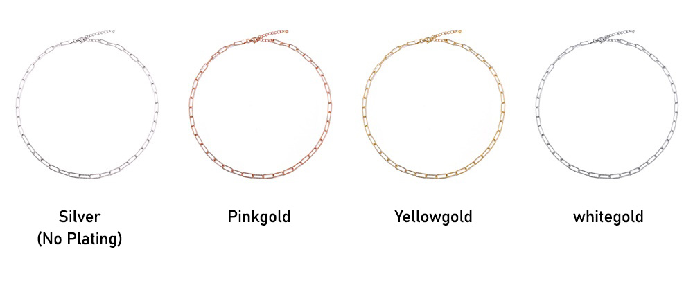Silver925 Italy Chain Necklace PS002N