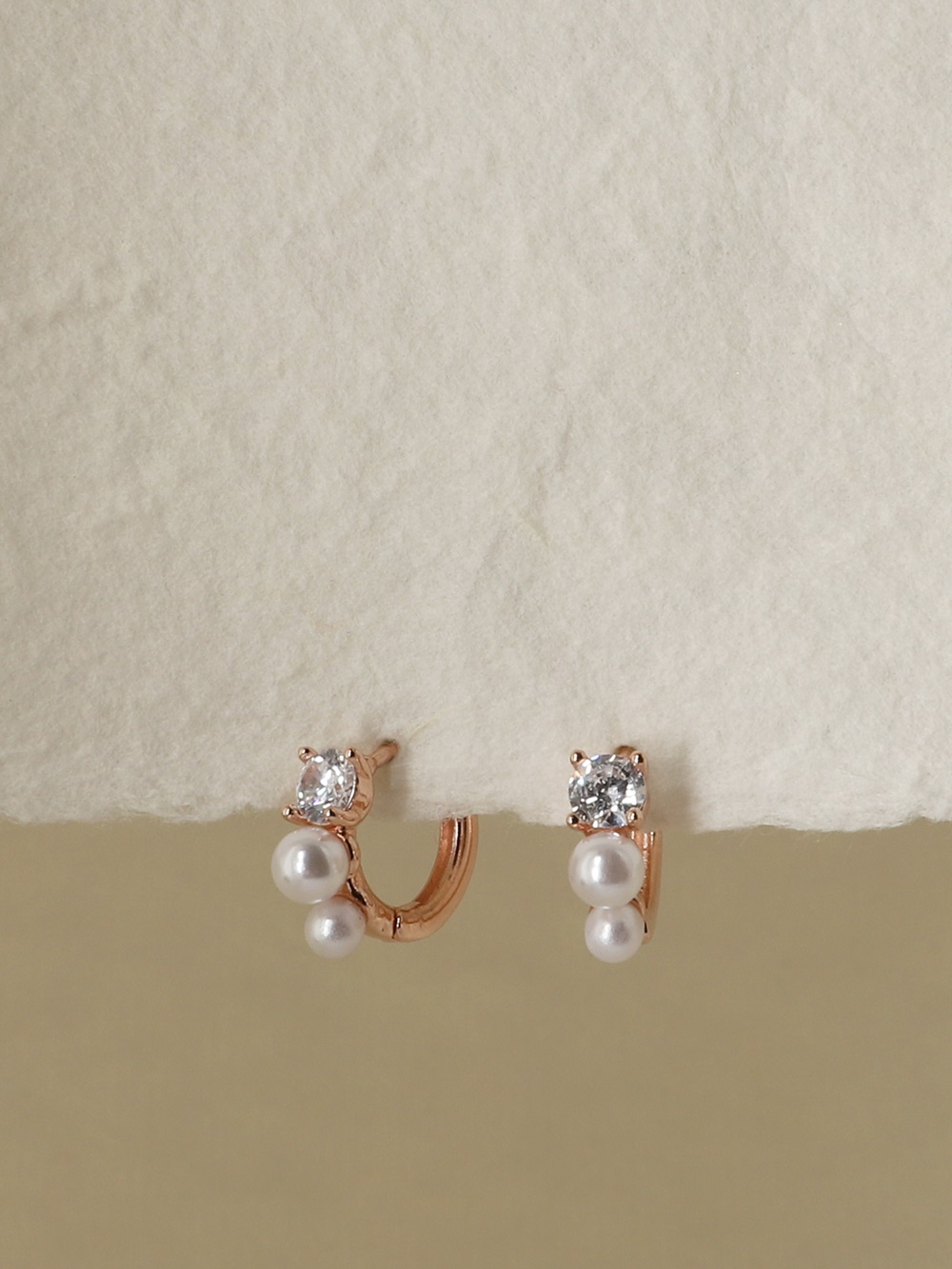 Silver925 Pearl & Prong Earrings ES089E