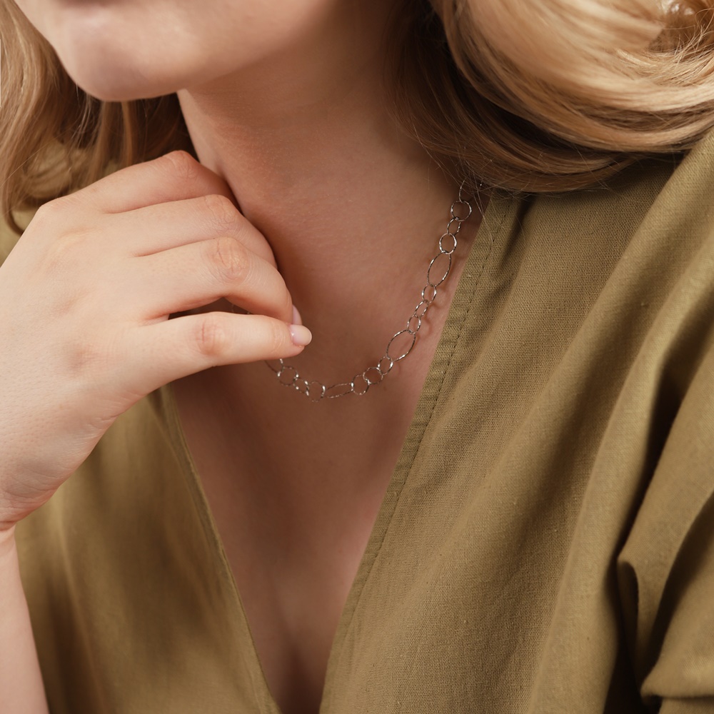 Silver925 Italy Chain Necklace PS003N