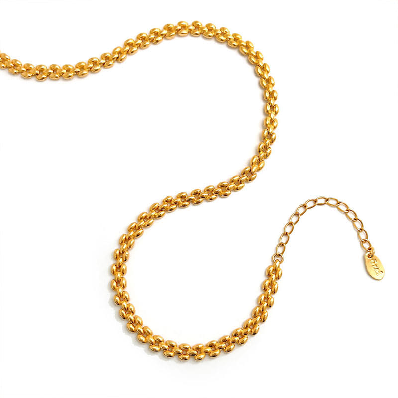 Silver925 Rapid Chain Necklace ES025N