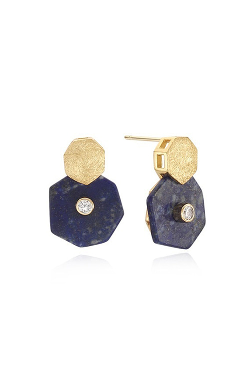 Silver925 Hexagon II Earrings PS087E