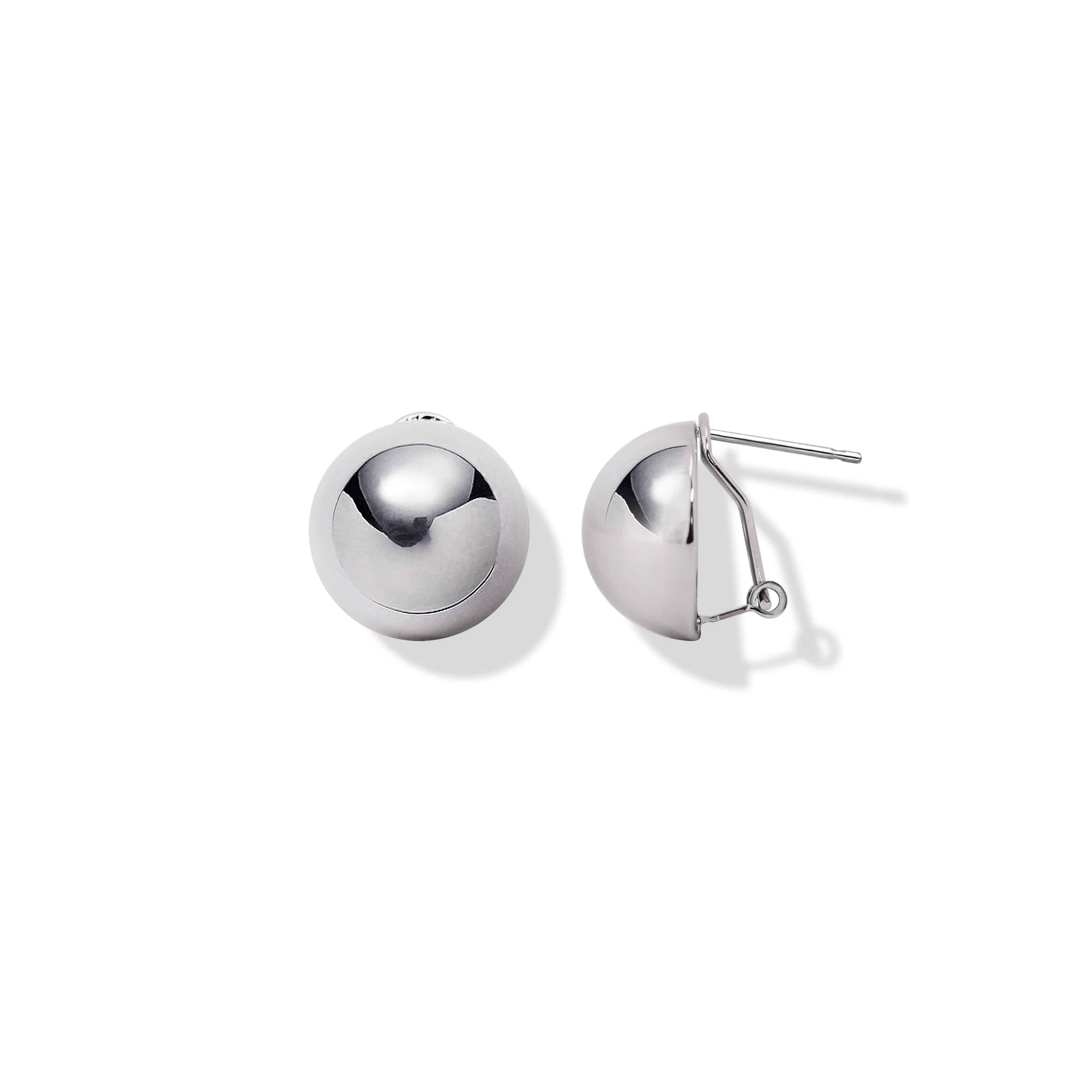 Chunky Half Ball Earrings PB062E