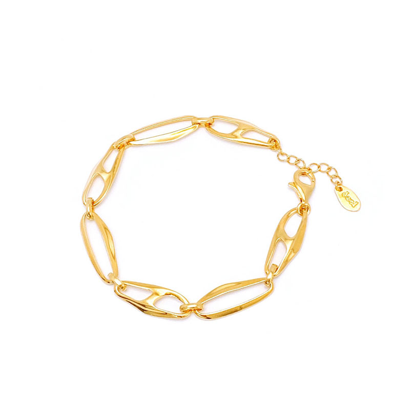 Silver925 Munch Chain Bracelet PS086B